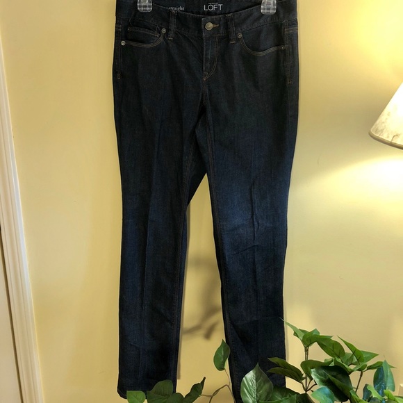 LOFT Denim - Loft Curvy Straight Jeans